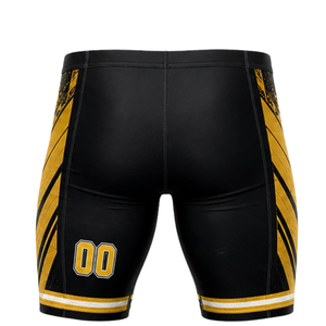 Ensemble Maillot et Short de Football 7v7 Sans Manches pour Adolescents – Col Montant, Personnalisable avec Nom et Numéro d'Équipe, Imprimé Rayures Sublimées - Product Image 6
