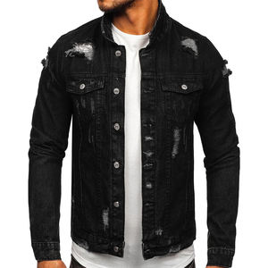 Chaqueta de Mezclilla Ligera Vintage para Hombre, Estilo Casual y Formal, Transpirable y Resistente al Viento - Product Image 1