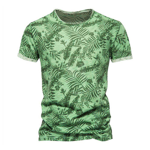 Nouveauté : T-shirts à manches courtes pour hommes, sublimation, col rond, été, style Ringer, vêtements d'extérieur, T-shirt pour hommes - Product Image 6