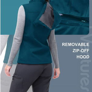Chaleco Térmico de Invierno para Mujer, Forrado de Forro Polar, Cálido, Suave, para Clima Frío, Deportivo, Prenda Exterior - Product Image 4