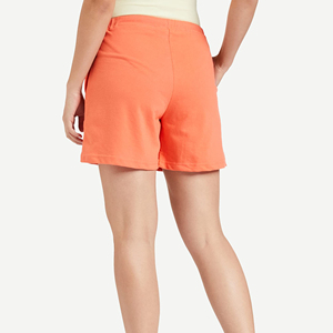 Shorts de sport pour femme, coupe ajustée, taille mi-haute, avec cordon de serrage, 100% coton molletonné, séchage rapide, respirant, pour gym, yoga, sport, streetwear, à motifs - Product Image 2