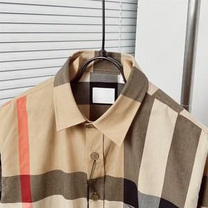 Camisa de Negocios de Manga Larga para Hombre, 100% Algodón, Estilo Casual, con Logotipo Personalizado, Botones Vintage, Técnica Burberry, Corte Slim, Transpirable, Estilo Londres - Product Image 6