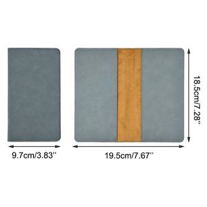 Cartera Larga de Cuero PU Marrón Clásico con Estampado a Cuadros, 3 en 1, para Hombre, con Logotipo Personalizado, Regalo Empresarial, Venta al Por Mayor, Alta Calidad - Product Image 5