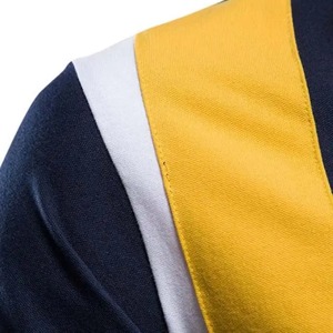 Nouveaux polos personnalisés pour hommes, 100% coton, motif uni, sublimation, manches courtes, polyester tricoté pour polo homme - Product Image 3