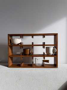 Handcrafted Wooden Coffee Cup Holder Mug Tree Rack for Home Decoration Factory Direct Wooden Mug Stand Cup Rack Holder <b>Kitchen</b> - Product Image 3
