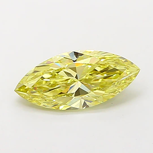 Diamante de corte marquesa cultivado en laboratorio, diamante amarillo de fantasía, piedra suelta para la fabricación de joyas - Product Image 2