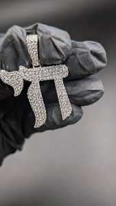 Pendentif personnalisé en moissanite sertie de symboles Pi, style hip-hop, pour rappeurs, en argent sterling 925, bijoux fins, pendentifs et breloques - Product Image 5