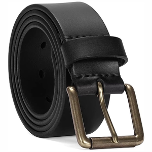 Best quality Custom Designs Men's Genuine Leather <b>Belt</b> , Leather <b>Belts</b> for <b>Work</b> Business Casual - Product Image 2