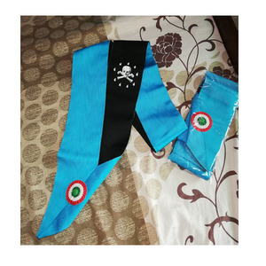 Regalia Masónica de Alta Calidad al por Mayor, Collar de Rito Escocés de 14 Grados, Cinta con Diseño de Logotipo con Pluma, las Mejores Calidades - Product Image 3