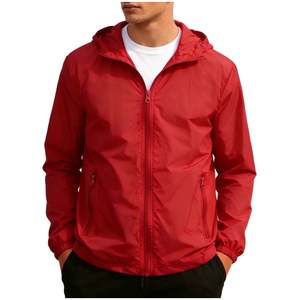 Custom Men Hooded Windproof Polyester Winter Blouson Sport Coat OEM Personalized Performance Athletic Wear - Product Image 2