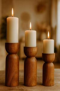 Chandelier artisanal fait main, cadeau, décoration pour hôtel et restaurant, vente en gros, qualité export, bois décoratif pour salon - Product Image 2