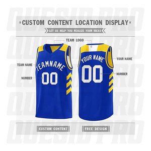 Maillots de basket-ball personnalisés en gros, vêtements de sport, maillots de basket-ball de haute qualité, maillots de basket-ball réversibles - Product Image 3