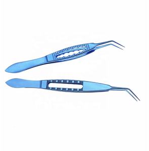 Fórceps quirúrgicos oftálmicos estándar de titanio Mcpherson Instrumento de categoría óptica para uso hospitalario - Product Image 2