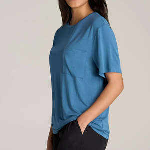T-shirt en coton écologique personnalisé pour femmes, coupe décontractée, manches courtes, respirant, séchage rapide, printemps - Product Image 3