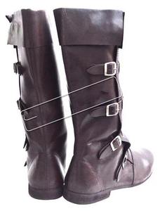 Bottes médiévales en cuir marron faites à la main, à lacets, confortables et légères, pour chevaliers vikings, reconstitutions historiques et Halloween - Product Image 3