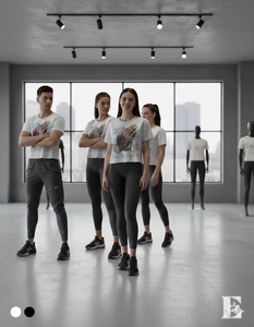 T-shirt en coton surdimensionné pour homme, noir délavé, impression DTG personnalisée, col rond, manches classiques, vente directe d'usine - Product Image 4