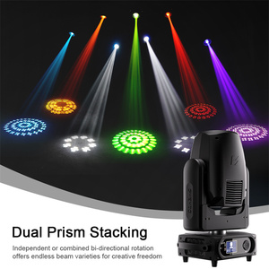 ไฟเวที SHEHDS 7R 230W 8300K 14 สี 15 โกโบ ควบคุมผ่านแอพ DMX512 ไฟหัวเคลื่อนที่สำหรับคอนเสิร์ตและการแสดงทัวร์ - Product Image 4