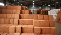 Blok Cocopeat Organik Rendah EC 5kg, Sudah Dicuci, Substrat Pertanian & Hortikultura, Media Tanam Serpihan Sabut Kelapa, Sangat Biodegradable