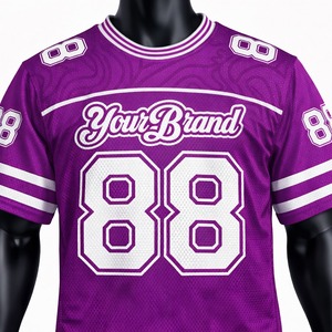 Conjunto de Camiseta y Pantalones Cortos de Fútbol Americano Más Vendido, Uniforme Deportivo Transpirable, Ropa de Equipo Personalizada para Entrenamientos y Partidos - Product Image 5