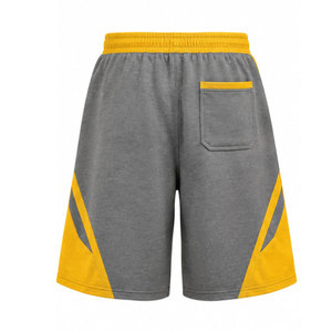 Chi Eta Phi Green Cotton <b>Shorts</b> With <b>Yellow</b> Trim Drawstring Waist Casual Style <b>Men's</b> Printed Logo Front And Back - Product Image 6