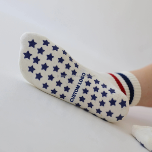 <b>Custom</b> Logo Dual Side <b>Grip</b> <b>Socks</b> Anti Slip Pilates Yoga Sports <b>Socks</b> for Women - Product Image 5