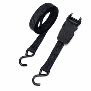 Correa de Amarre con Trinquete de 25 mm, Cinta de Poliéster de Alta Tenacidad, Resistencia a la Rotura de 800 kg, Ganchos J/S, Certificación CE, para Carga Pesada - Product Image 5