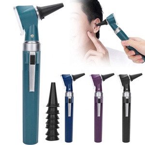 ชุดไฟส่องตรวจหูแบบพกพา TEGRA SURGICAL รุ่นพื้นฐาน ขนาดเล็ก ใช้ไฟเบอร์ออปติก ทำจากสแตนเลส สำหรับการแพทย์ หู คอ จมูก และสัตว์แพทย์ พร้อมชุดอุปกรณ์ตรวจหูและตา - Product Image 2