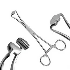 Pinza de Toalla de Primera Calidad, 6 Pulgadas, Acero Inoxidable Alemán, Instrumentos Quirúrgicos Médicos para Obstetricia, Ginecología y Otorrinolaringología, Manual, CE - Product Image 5