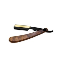 Meilleure société Pissco pour rasoirs berbères personnalisés Rasoirs à manche en bois pour la gorge avec logo personnalisé Rasoirs pour hommes