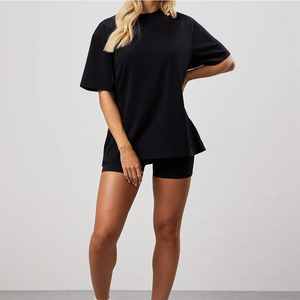 Camiseta de Manga Corta para Mujer con Logotipo Personalizado al por Mayor, Corte Regular, Tejido de Punto, Ecológica, Transpirable, de Secado Rápido, para Verano - Product Image 4