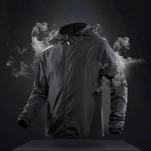 2026 OEM Wholesale Custom <b>Summer</b> Thin Outdoor <b>Jackets</b> Running Hooded Windbreaker <b>Jacket</b> for <b>Men</b> Softshell <b>Jackets</b> for <b>Men</b> - Product Image 5