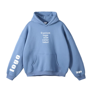 เสื้อฮู้ดปักลายขายส่ง ผ้าฟลีซเนื้อนุ่ม เสื้อฮู้ดทีม รับผลิตแบรนด์ส่วนตัว ราคาโรงงาน - Product Image 4