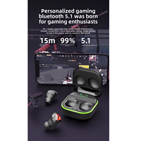 Harga Pabrik S190 TWS V5.1 Earphone Gaming Earbuds Kotak Pengisian Daya dengan Layar LED Headset In-Ear Nirkabel