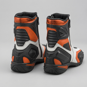 Botas Cortas de Motocicleta, Zapatos de Cuero para Motociclistas, Impermeables, Duraderas, Protectoras, Antideslizantes para Exteriores - Product Image 1