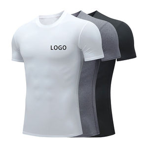 T-shirts pour hommes de haute qualité, 100% coton jersey, manches courtes, décontractés, légers, été, OEM, personnalisables, couleur unie sur le devant - Product Image 2