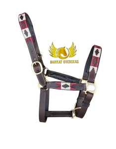 Harnais en cuir pour cheval de polo, boucle en laiton imperméable, quincaillerie robuste et réglable, équipement équestre saisonnier durable, équipement équestre personnalisé - Product Image 2