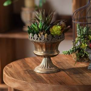 Handmade Metal Flower <b>Vase</b> For Stylish Home Decor Featuring <b>Unique</b> Craftsmanship And Elegant Appearance - Product Image 4