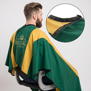 Capas de Barbero / Capa de Peluquería |   Capa de Barbero de Nailon, Capas de Barbero Personalizadas |   Capa de Barbero Profesional / Capa de Peluquería - Product Image 3