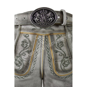Pantalones Cortos de Cuero Bávaro Premium, Estilo Nuevo, Resistentes al Viento, Casuales, de Piel de Vacuno, Secado Rápido, Hechos en Pakistán, para Hombre - Product Image 2