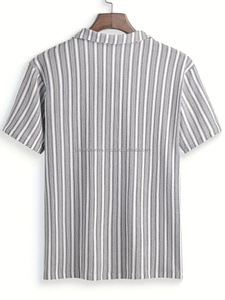 Venta al por mayor de fábrica, logotipo de verano, precio al por mayor, camiseta de manga corta para hombre, polos 2025, polos para hombre - Product Image 3