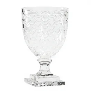 Porte-bougie en cristal avec design facetté, style moderne, décoration de table, motif unique, fait main, écologique, soufflé à la bouche - Product Image 6