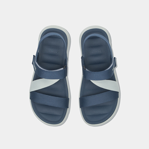 Sandales à lanières croisées unisexes F6S Lite, décontractées et confortables, bleu marine - Product Image 2