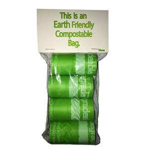 Lot de 2 distributeurs de déchets pour animaux de compagnie écologiques - Sacs en amidon thermoplastique biodégradable 100% compostables pour l'élimination des déchets d'animaux de compagnie - Product Image 2