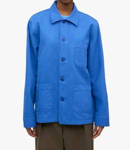 Chaquetas de Trabajo Personalizadas para Hombre, Chaquetas de Trabajo Transpirables de Poliéster Twill de Alta Visibilidad, Chaqueta de Lona Bordada Personalizada para Mecánico - Product Image 3