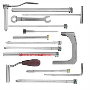 Juego de Instrumentos Ortopédicos Manuales BISONS para Fracturas Femorales, Kit de Cirugía de Trauma, Instrumentos Quirúrgicos de Fijación Ósea de Acero Inoxidable - Product Image 3