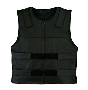 Chaleco de Cuero para Hombre, Chaleco de Motociclista, Impermeable para Invierno, Logotipo Personalizado, Proveedor Mayorista OEM ODM - Product Image 4