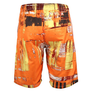 Shorts de Baño para Hombre con Estampado Geométrico Naranja, Secado Rápido, Cordón Ajustable, Casuales, Personalizados, para Playa y Deportes al Aire Libre - Product Image 6
