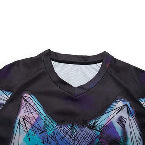 Maillot de cyclisme pour hommes, manches longues, chemise de motocross, vêtements de course hors route, respirant, séchage rapide, léger, pour vélo de montagne - Product Image 4