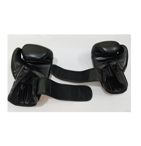 YUKARI ENTERPRISES Men Women's 10 oz Leather Kickboxing <b>Gloves</b> <b>Moisture</b> Wicking for Closure for Boxing Muay Thai Martial Arts - Product Image 1