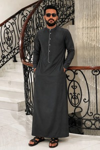 Thobe OEM Supplier Comfortable Long Sleeve Islamic Wear Designed for Private Label and Wholesale Buyers - Product Image 4